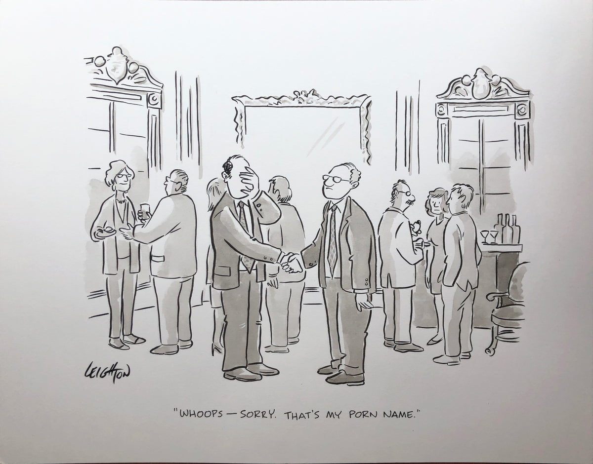 Porn Name | Original And Unique New Yorker Magazine Cartoon Art